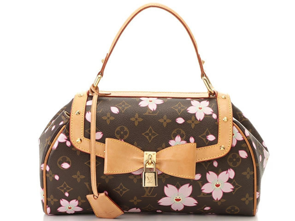 LOUIS VUITTON Handbag Sac Retro Mono Cherry Red Blossom SJ